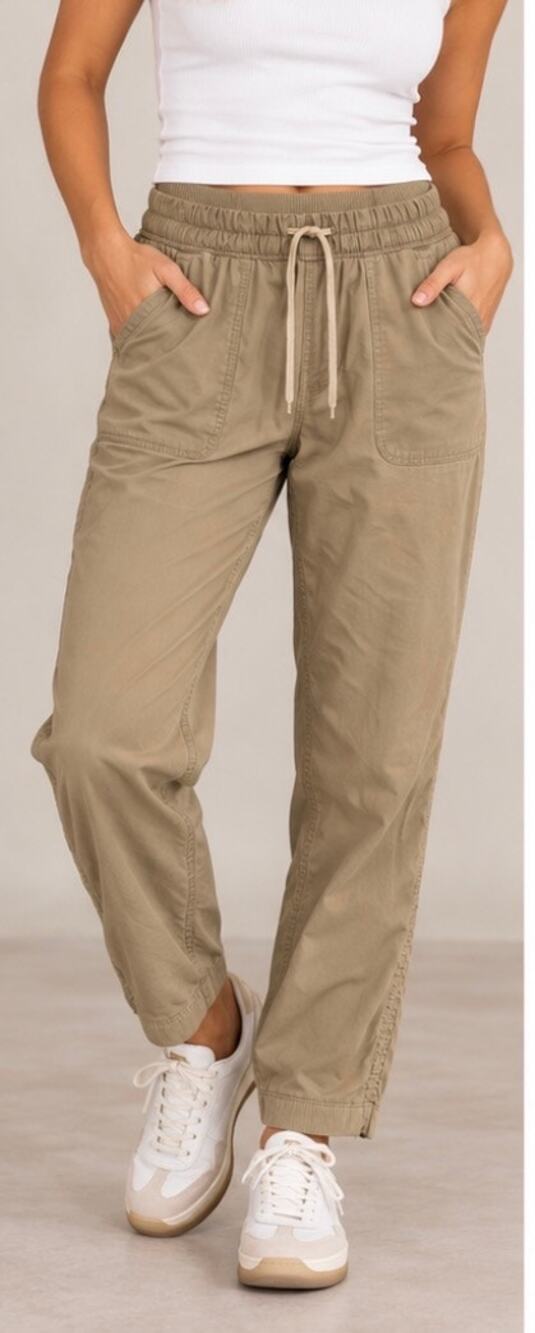 The North Face Khaki Tan Pull On Jogger Pants Women’s L/G